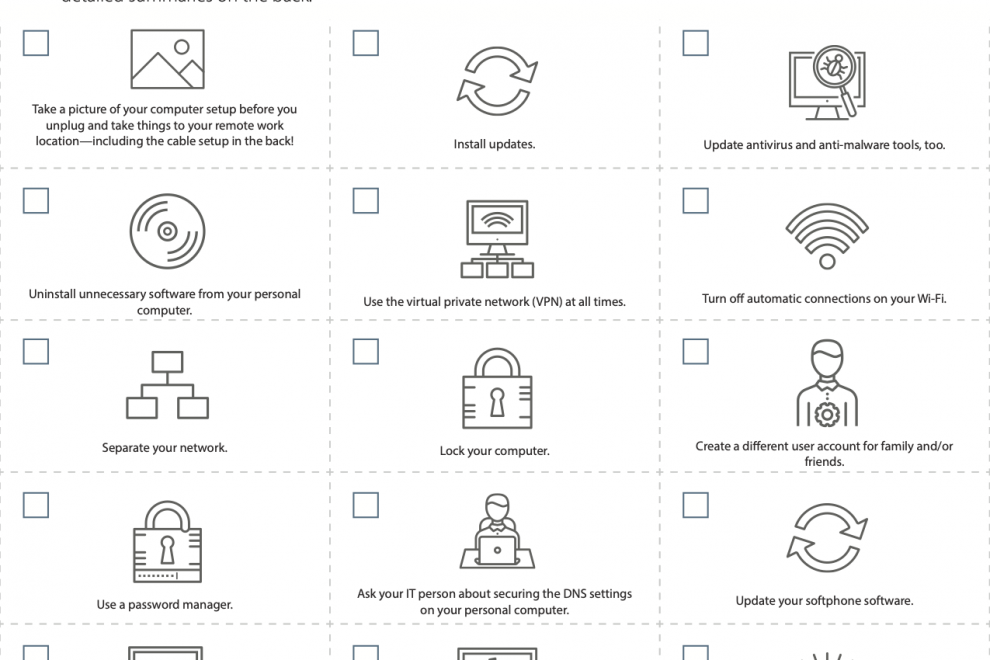 Sartec Partners – 18 things to make your remote work more secure